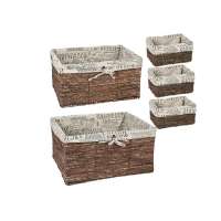 High quality practical smooth modern multi-function storage case wicker basket wholesale