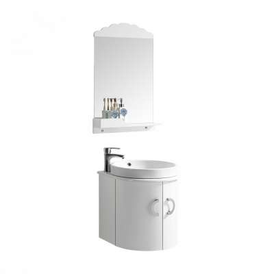 High quantity white small size normal  arc bathroom cabinet wall mounted on sale