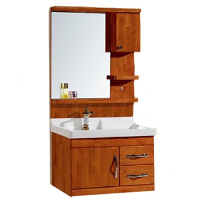 Solid Wood modern bathroom cabinet vanity