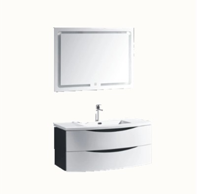 Hot sale modern design with make up mirror bathroom cabinet white sample style vanity wall mounted on sale