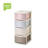 High quality plastic combined drawer storage cabinet for clothing