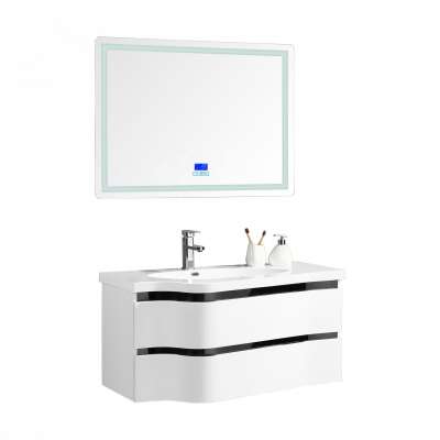 Chinese Custom Wall Mount PVC Bathroom Vanity