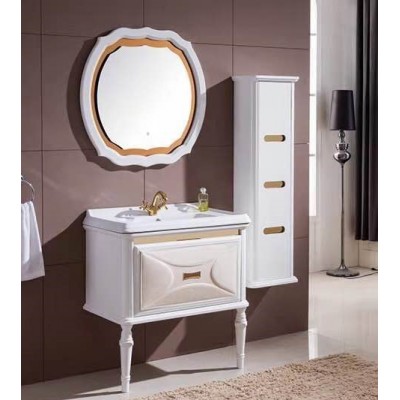 Classic floor mounted vanitys vanity single wash basin mirror with frame bathroom cabinet china factory on sale now